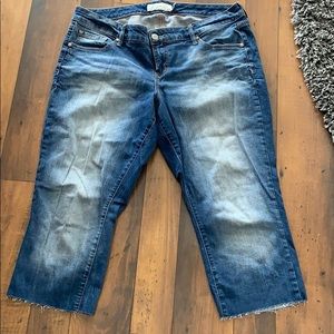 Torrid crop jeans